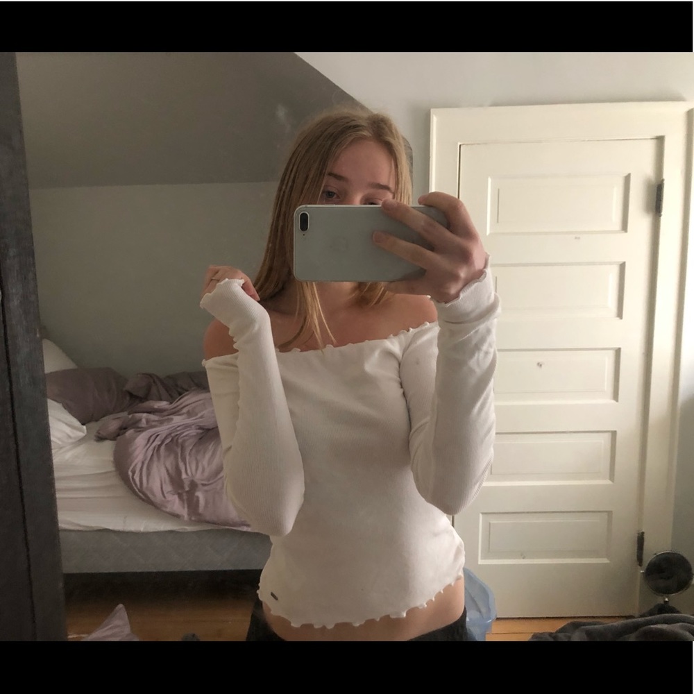 super cute off the shoulder top